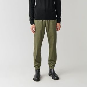 COS Relaxed Elasticated Pants - Khaki Green, Small